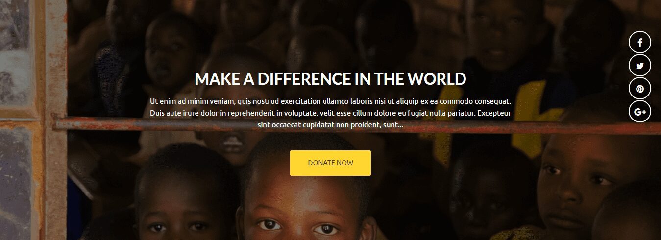 Non-Profit Organizations Theme charitize donation
