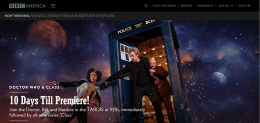 notable websites using wordpress: BBC America