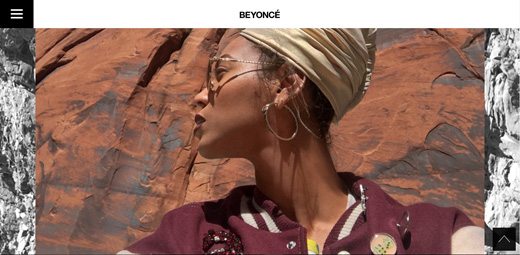 notable websites using wordpress: Beyonce