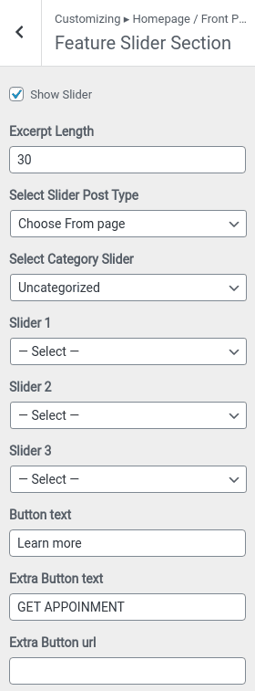 How to add slider in a homepage for your WordPress website