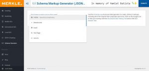 Merkels schema markup generator