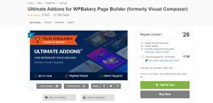 Ultimate WPBakery page builder Add-on