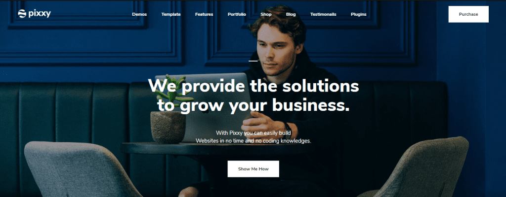 Pixxy WordPress themes for SaaS