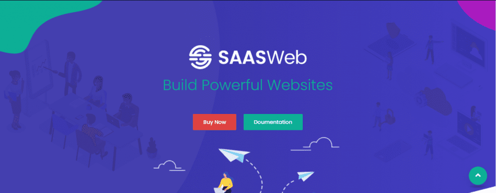 SaaSWeb WordPress theme