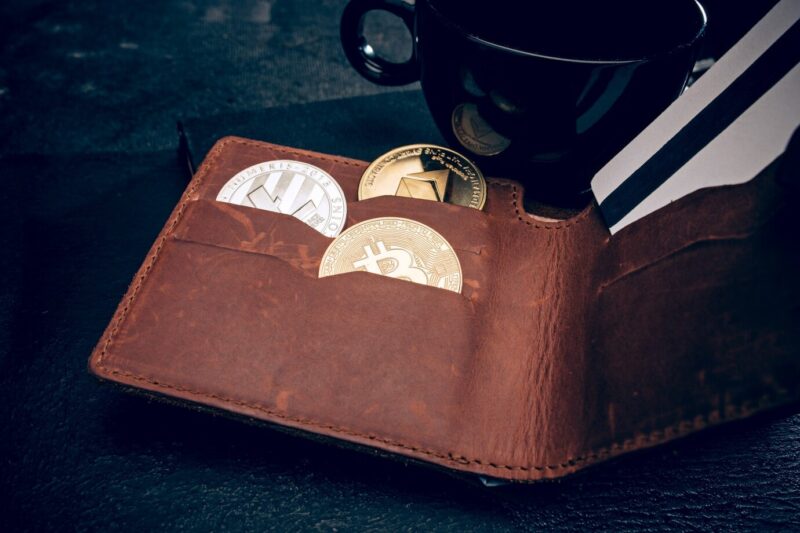 crypto coins in wallet